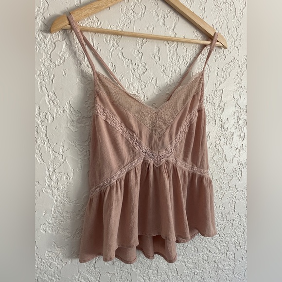 American Eagle Vintage Romantic Y2K Babydoll Cami - Picture 2 of 6